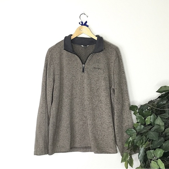 Eddie Bauer Half Zip Sweater - Picture 1 of 6